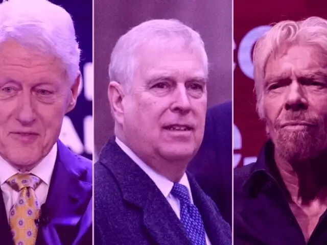 Jeffrey Epstein habría grabado en secreto a Bill Clinton, Richard Branson y al príncipe Andrew