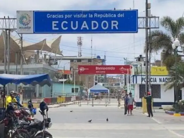 PNP declara alerta de seguridad en frontera Perú - Ecuador