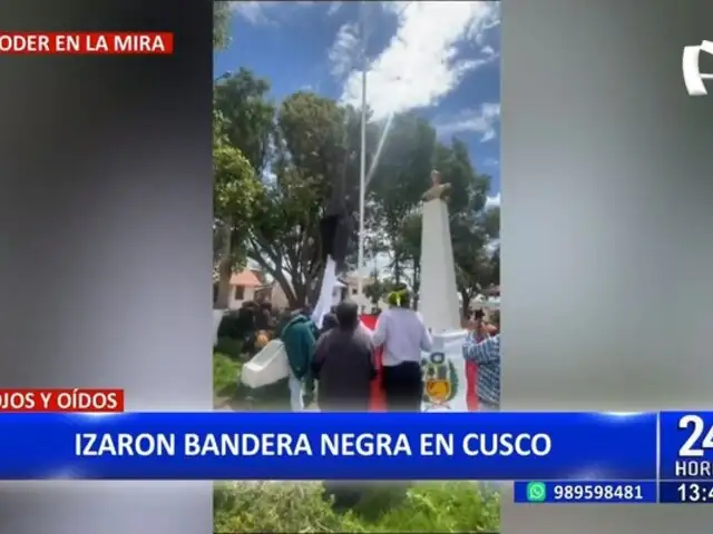 Cusco: izan bandera para conmemorar muerte de comunero durante protestas del 2023