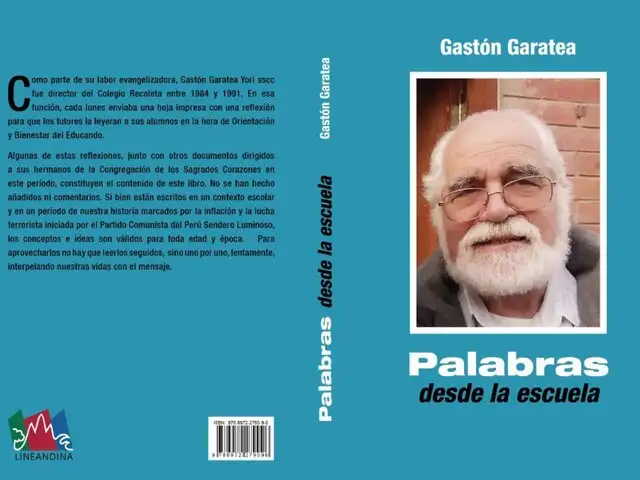 Padre Gastón Garatea Yori publica libro “Palabras desde la escuela”