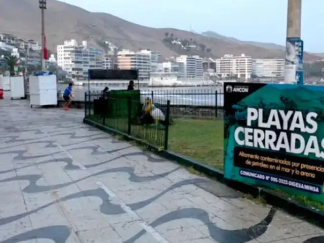 Ancón: ordenan cierre de 13 playas ante la falta de rehabilitación tras derrame de petróleo