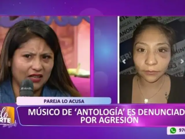 Expareja denuncia a músico de grupo "Antología" por agresión física y verbal