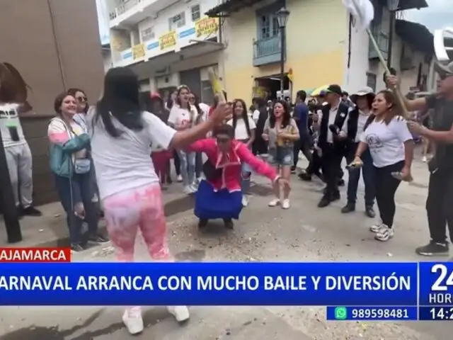 Inicia el tradicional carnaval de Cajamarca con entusiasmo y alegría