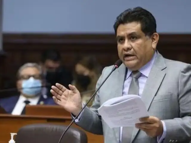 Congresista Juan Burgos pide celeridad para debate de proyecto de ley sobre terrorismo urbano