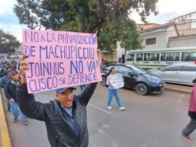 Cusco: Alfredo Cornejo y Patria Roja estarían detrás de protestas por venta de entradas a Machu Picchu