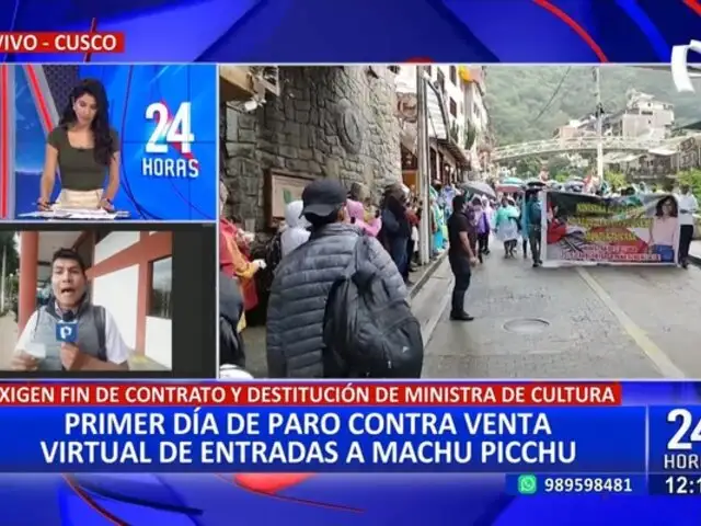 Cusco: Protesta en Machu Picchu genera caos en accesos y vías de tren