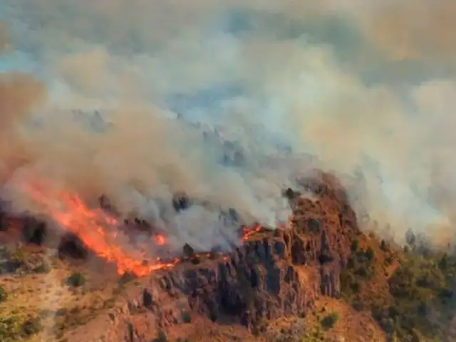 Argentina: incendio forestal arrasa 600 hectáreas de Parque Nacional
