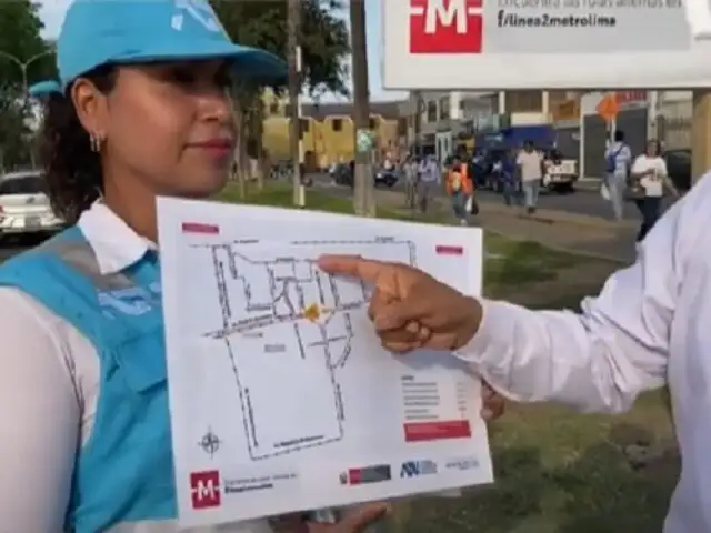 Línea 2 del Metro de Lima: av. Óscar R. Benavides estará cerrada por dos años debido a obras