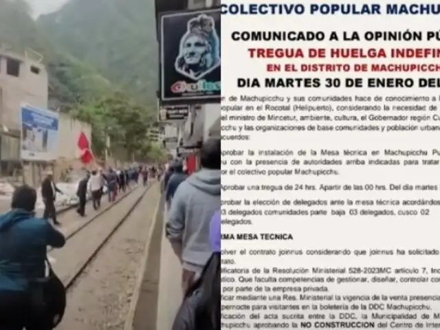 Paro en Machu Picchu: ministra de Cultura llega a Cusco para mesa de diálogo tras anuncio de tregua