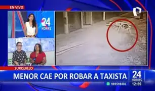 Surquillo: Capturan a adolescente tras ser sorprendido robando celular a taxista