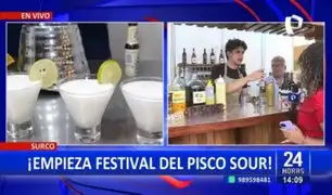 Surco: ¡Inicia el festival del Pisco Sour!