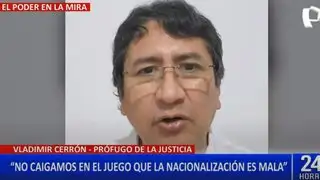 Vladimir Cerrón vuelve aparecer desde la clandestinidad y pide nacionalizar Petroperú