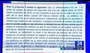 Martín Vizcarra: Testigo revela que expresidente ordenó apagar cámaras de Palacio