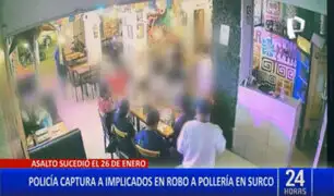Surco: capturan a delincuentes que participaron en robo a pollería en enero