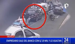 Trujillo: delincuentes aprovechan tráfico para arrebatarle S/19 mil a empresario