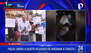 El Agustino: fiscal deja en libertad a presunto asesino de taxista