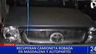 Chosica: recuperan moderna camioneta robada en Magdalena