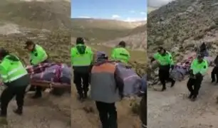 Madre fallece en Arequipa pero policías salvan a su bebé recién nacido al trasladarlo 4 km a pie
