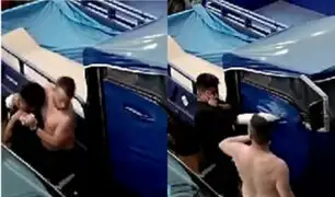 La Victoria: hombre le da una paliza a delincuente que intentó robar su motocarga