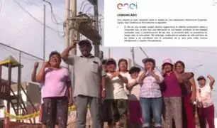 Enel señala que la subestación eléctrica “no representa un riesgo" para vecinos de Oquendo