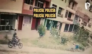 San Juan de Miraflores: buscan identificar a delincuente que persiguió a madre y su hija