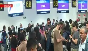 Aeropuerto Jorge Chávez: pasajeros varados por cancelación de vuelos