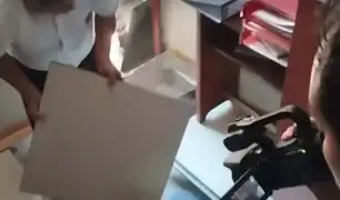 Hallan documentos escondidos en falso piso en la Municipalidad de Trujillo