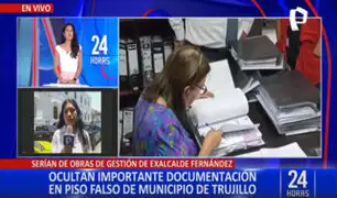 Trujillo: documentos encontrados en piso falso serían de exalcalde Arturo Fernández