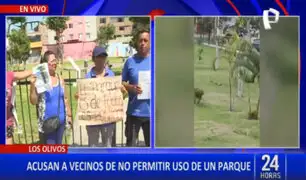 Los Olivos: vecinos denuncian enrejamiento de parque que los imposibilita pasear con sus mascotas