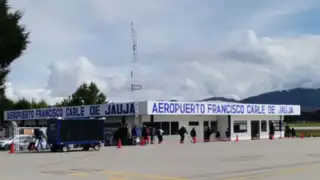 Jauja: cierran temporalmente aeropuerto debido a intensas lluvias