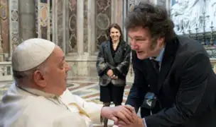 Papa Francisco y Milei se encuentran por primera vez en el Vaticano