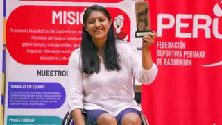 Instituto Peruano del Deporte: Pilar Jáuregui fue elegida la mejor del Parabádminton nacional