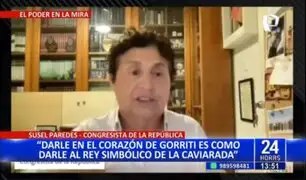 Susel Paredes respalda Gustavo Gorriti: "Es el hombre de la credibilidad"