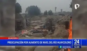 Huachipa: Preocupación por aumento de nivel de río Huaycoloro