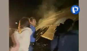 Ayacucho: conductor realiza temeraria maniobra para evitar accidente mayor en bus