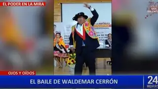 Waldemar Cerrón se ‘jaranea’ en su visita a Junín