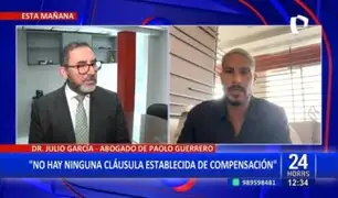 Dr. Julio García, abogado de Paolo Guerrero: "mi cliente lamenta no ir a Trujillo"