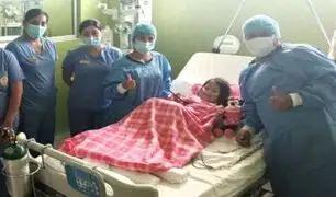 hospital PNP: Retiran quiste que ocupaba el 50% del pulmón de una niña