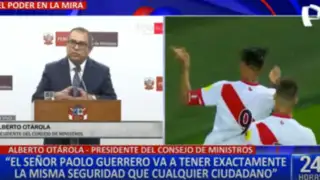Alberto Otárola: “Paolo Guerrero recibirá seguridad como cualquier ciudadano de La Libertad”