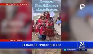 Guido Bellido sorprende bailando el carnaval chumbivilcano en Cusco