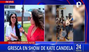 Kate Candela tras gresca en Barrios Altos: “Corrí, cada uno es responsable en la calle de su vida"