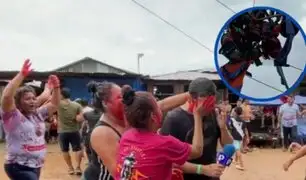 Pucallpa celebra a lo grande sus carnavales: ni los reporteros se salvan de los ataques con pintura