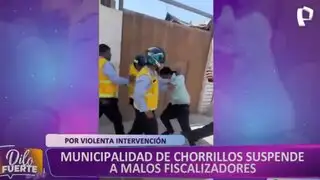 Municipalidad de Chorrillos suspende a fiscalizadores tras agresión a mototaxista