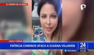 Patricia Chirinos critica a Susana Villarán: "Ahora aparecen veraneando, la justicia tarda pero llega"