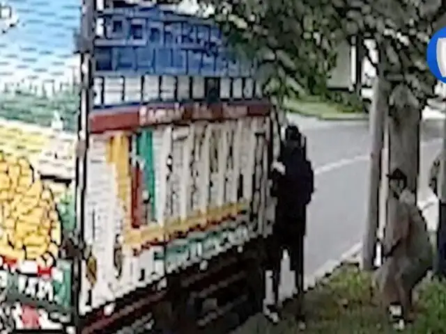 La Molina: delincuentes usan ‘peineta’ para robar camión estacionado en la calle