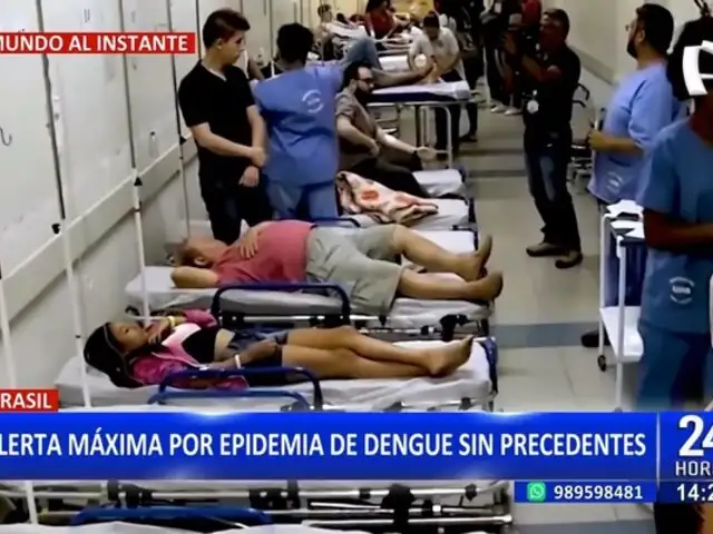 Brasil en alerta máxima por epidemia de dengue sin precedentes