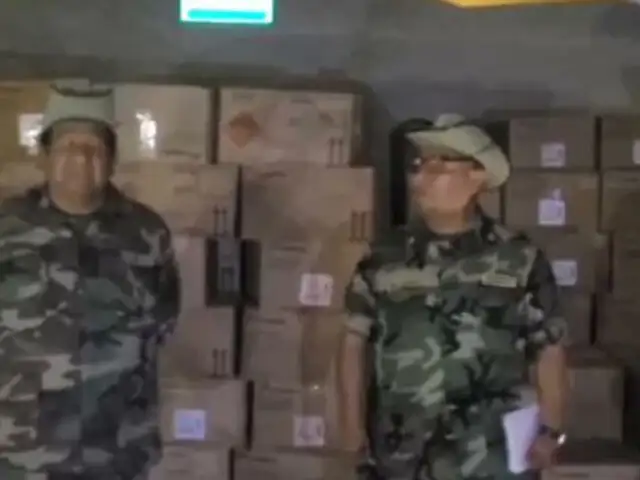 La Libertad: incautan más de 320  cajas con material explosivo que sería para la minería ilegal