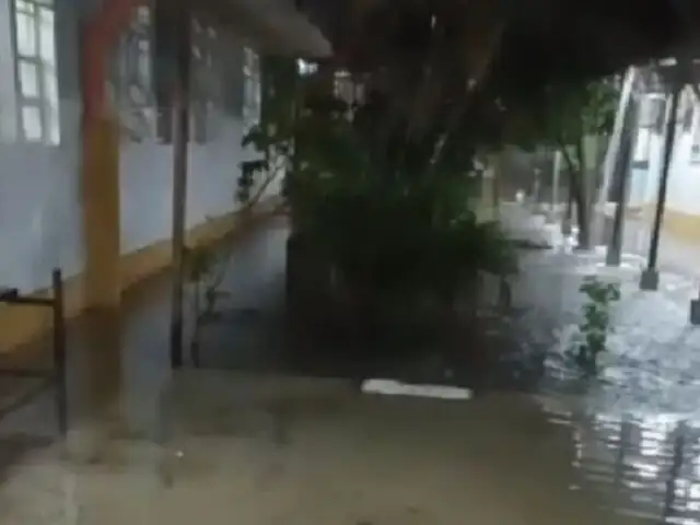 Tumbes: intensas lluvias inundan viviendas y varios ambientes del Hospital Regional JAMO