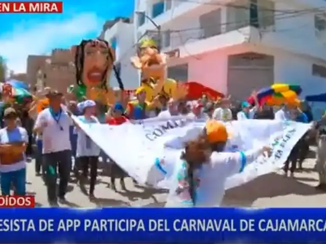 Congresistas disfrutan de fiestas carnavalescas