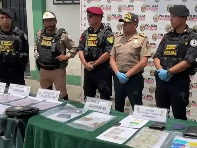 Surco: delincuentes capturados habrían planeado asaltar hasta cinco bancos
